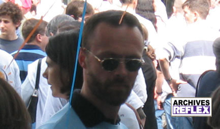 Hervé Van Laethem à la Life Parade à Paris en 2005