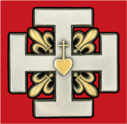 La Sainte Croix de Riaumont, emblème de l'Institut Sainte-Croix de Riaumont et de son mouvement scout
